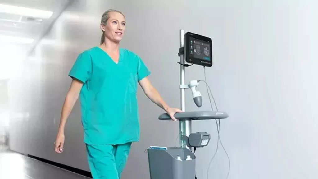 Bladder scanner merupakan perangkat medis non-invasif yang berfungsi untuk mengukur volume urin dalam kandung kemih.