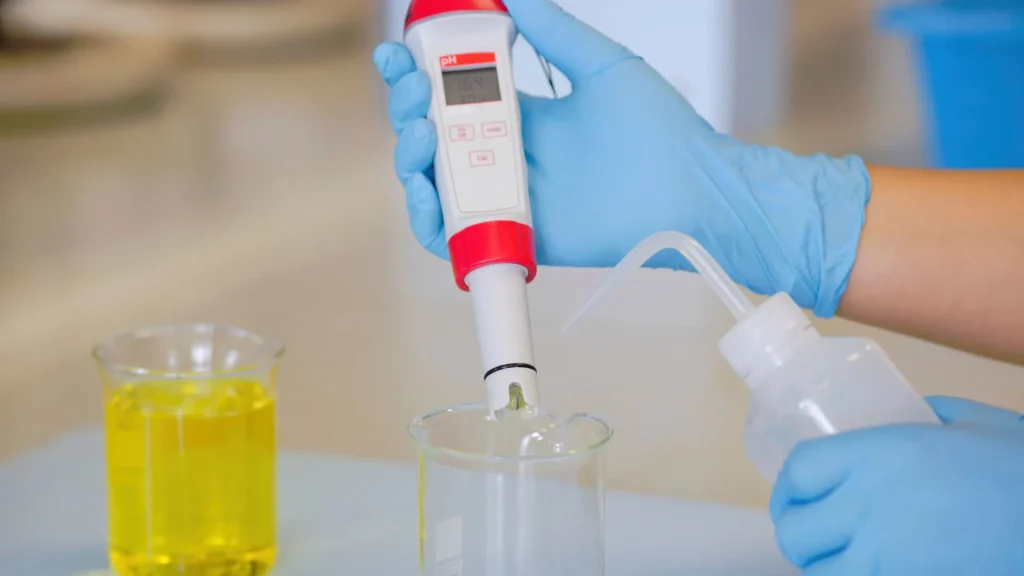 Urine pH meter adalah alat untuk mengukur tingkat keasaman atau kebasaan urin.