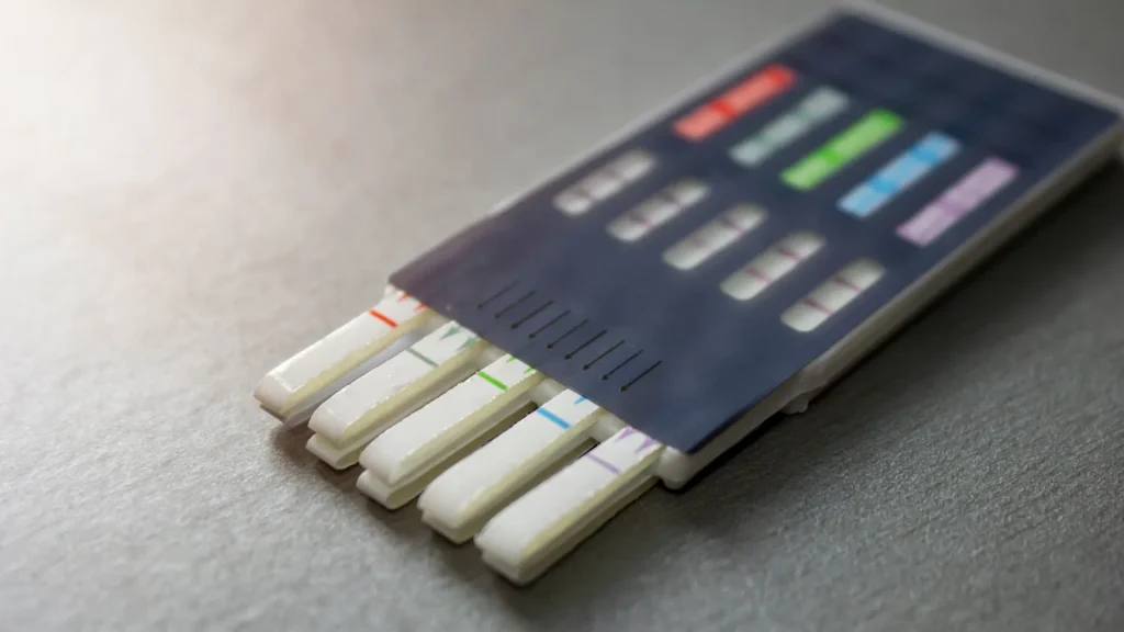 Urobilinogen test strip digunakan untuk mendeteksi kadar urobilinogen dalam urin.
