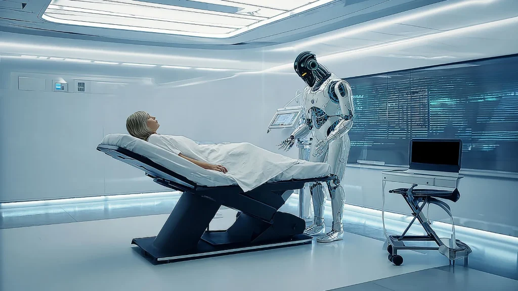 Asal mula robot bedah modern berawal dari proyek-proyek militer yang dikembangkan untuk keperluan medis jarak jauh.