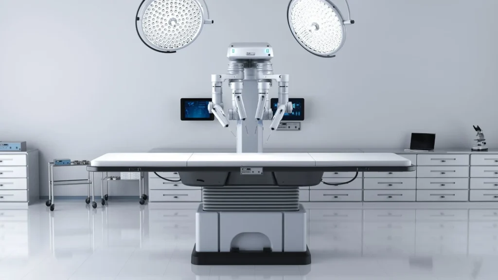 Teknologi robotik dalam dunia bedah adalah sistem yang menggabungkan kecanggihan mekanik, kontrol digital, dan visualisasi tinggi untuk membantu dokter melakukan operasi dengan presisi luar biasa.