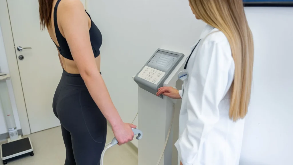 Body composition memberikan gambaran menyeluruh mengenai proporsi lemak, otot, dan cairan dalam tubuh, sehingga menampilkan kondisi kesehatan secara lebih akurat dibandingkan berat badan saja.