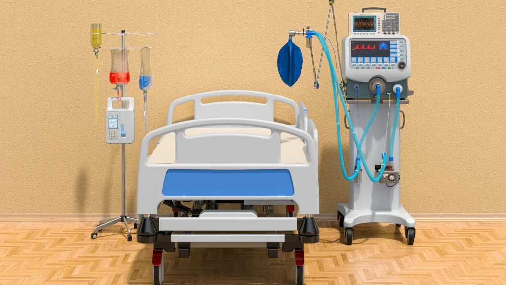 Parameter grafis pada ventilator merupakan komponen penting dalam pemantauan pasien kritis karena memungkinkan visualisasi mekanika pernapasan secara langsung.