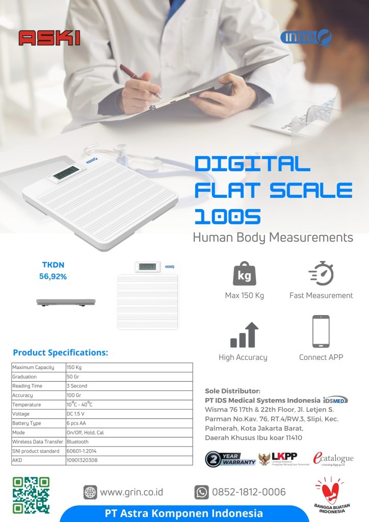 Digital Flat Scale 100s